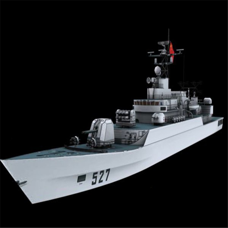 马尾3d护卫舰模型